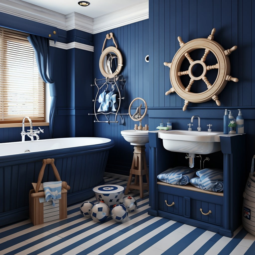 Nautical Style for Boys Bathroom