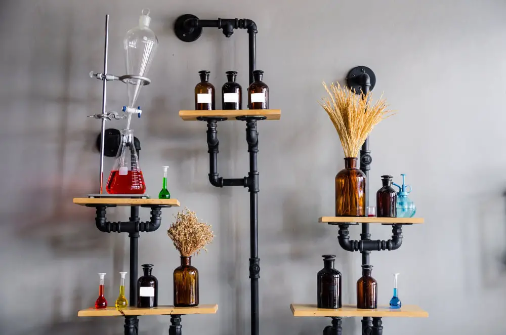 Pipe Shelves