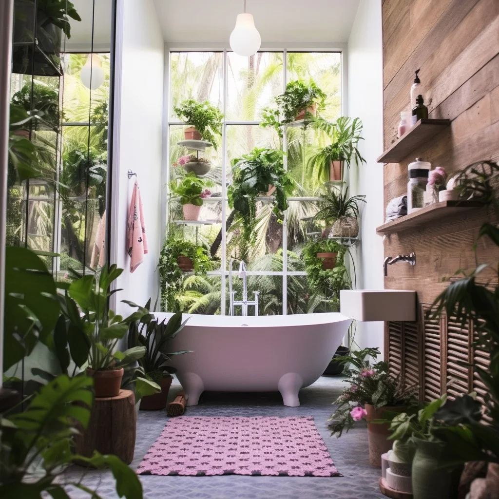 Plant Selection Girls Bathroom