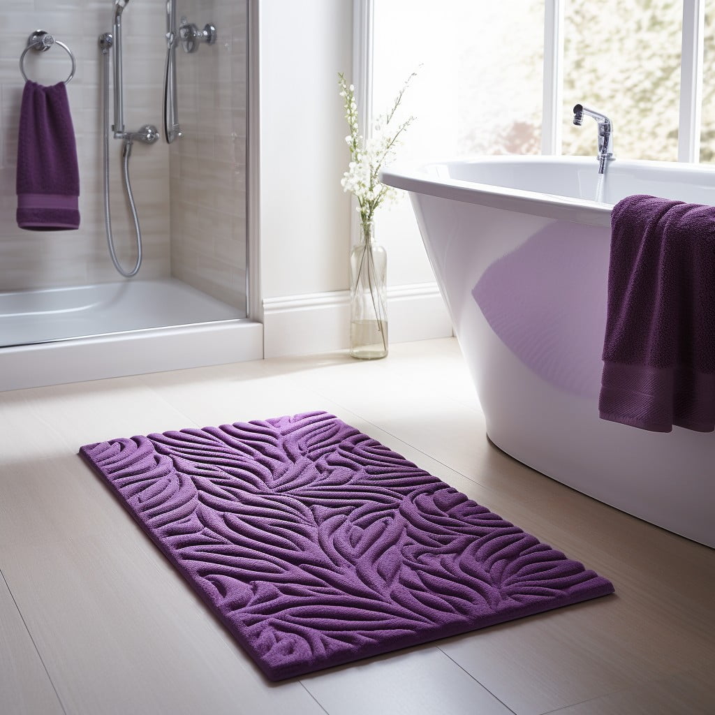 Purple Bath Mat Purple Bathroom