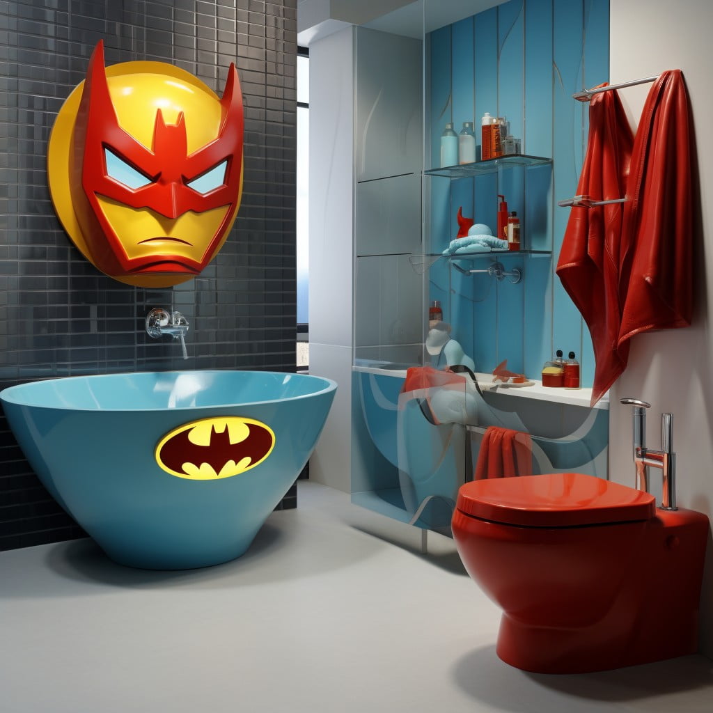 Superhero Decor for Boys Bathroom