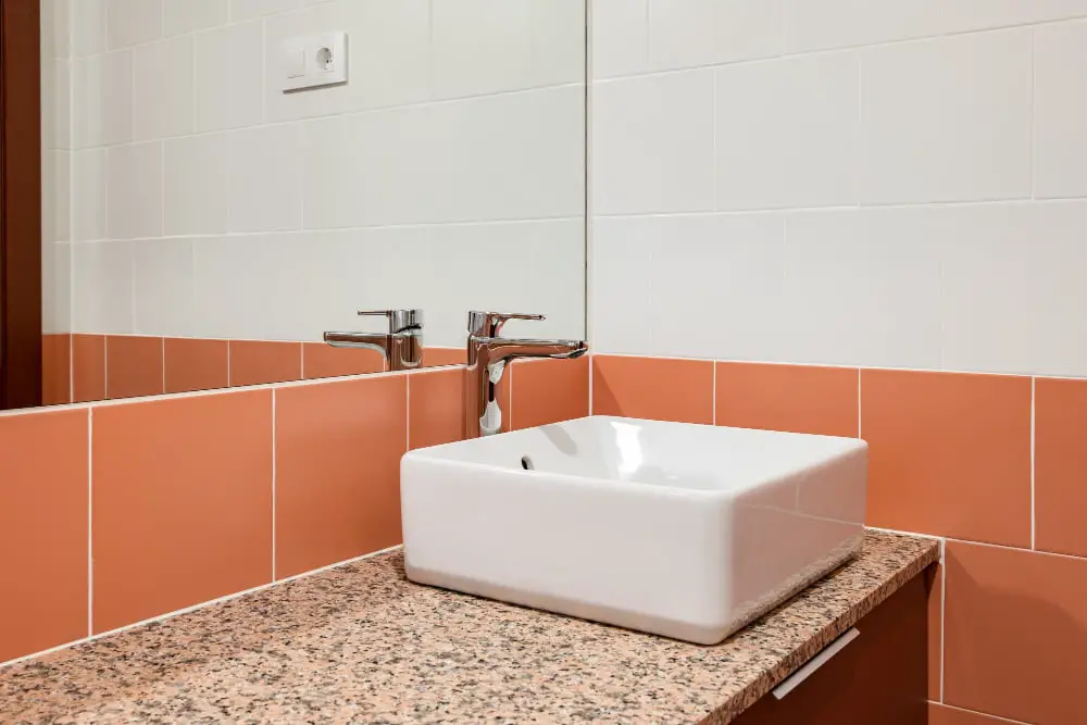 Terracotta Countertop Bathroom