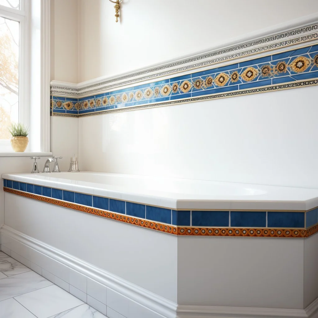 Tile Border Bathroom- Molding