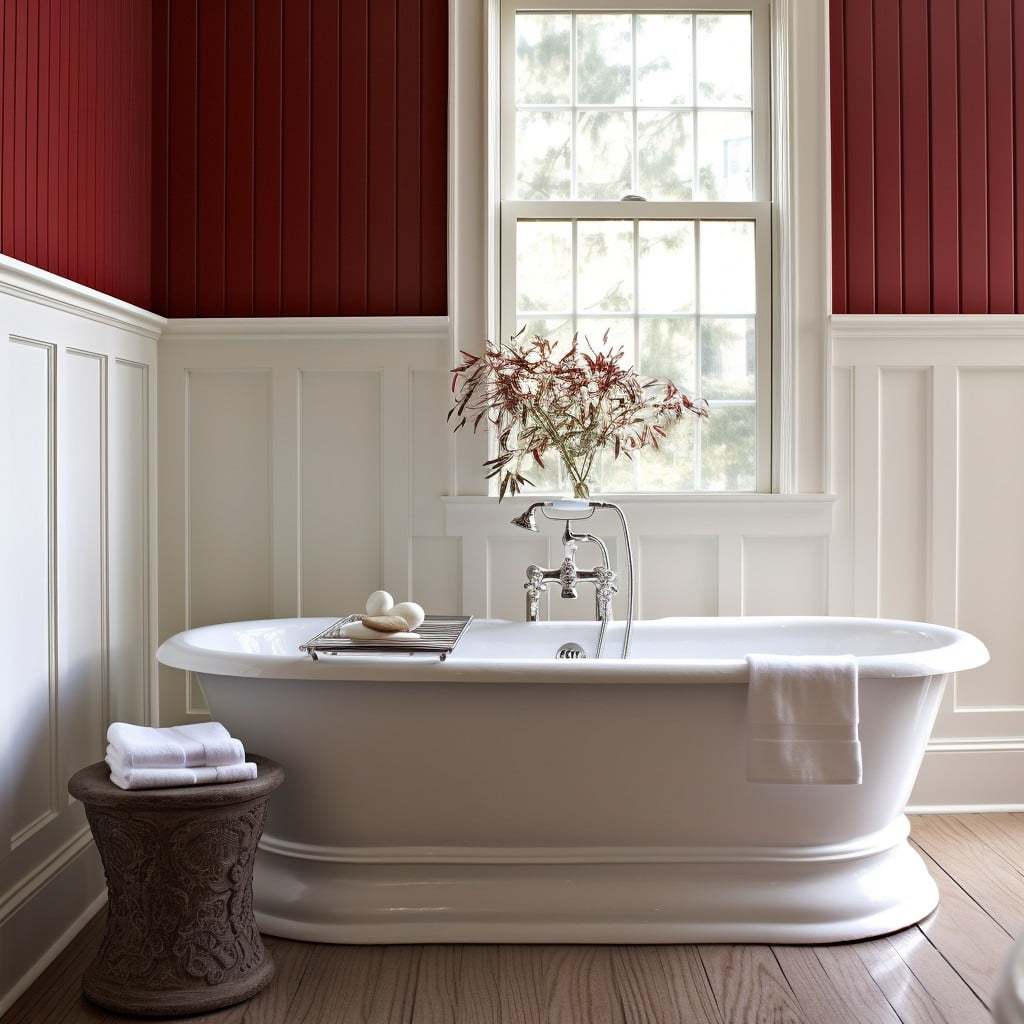 Tongue and Groove Paneling Bathroom Molding