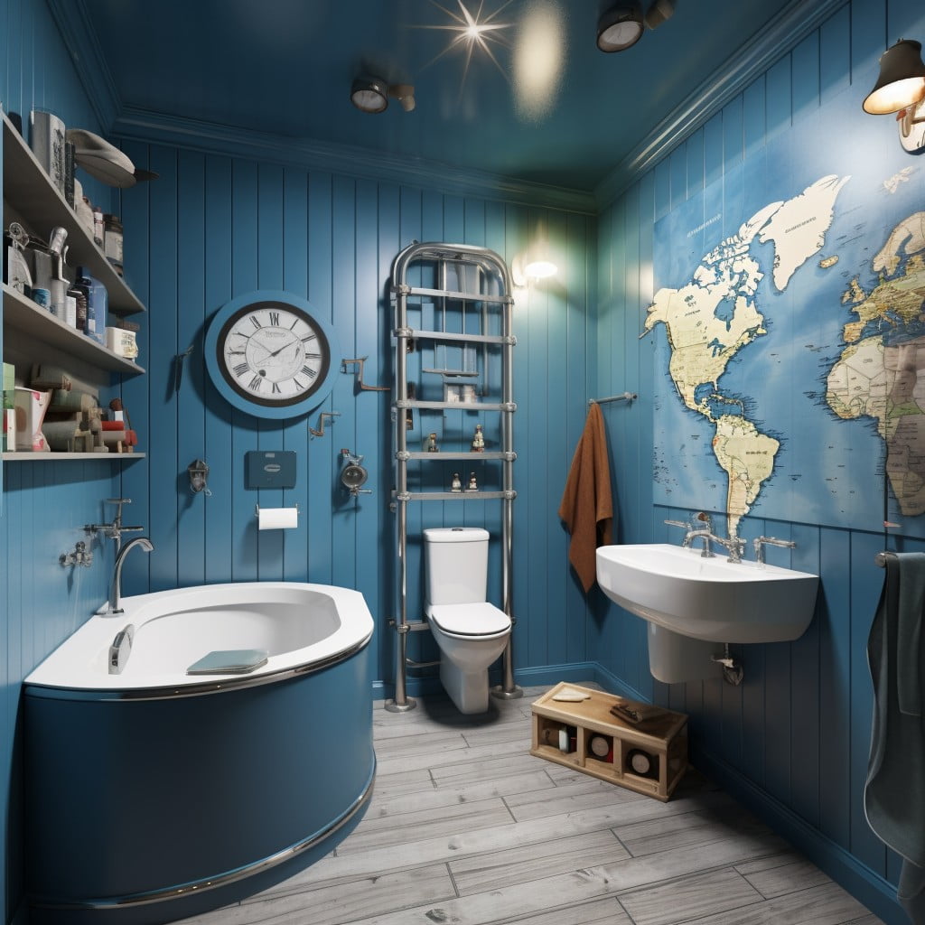 Travel Explorer for Boys Bathroom