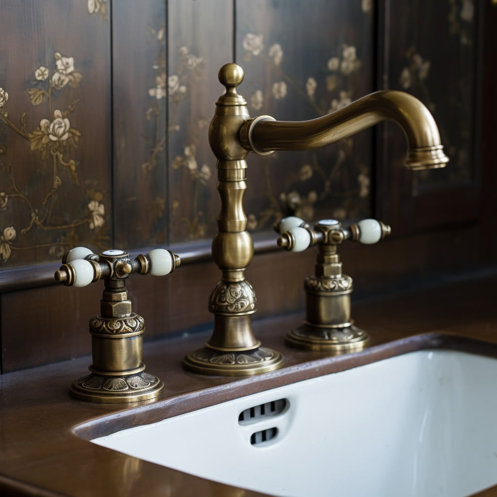 Vintage Faucets Victorian Bathroom