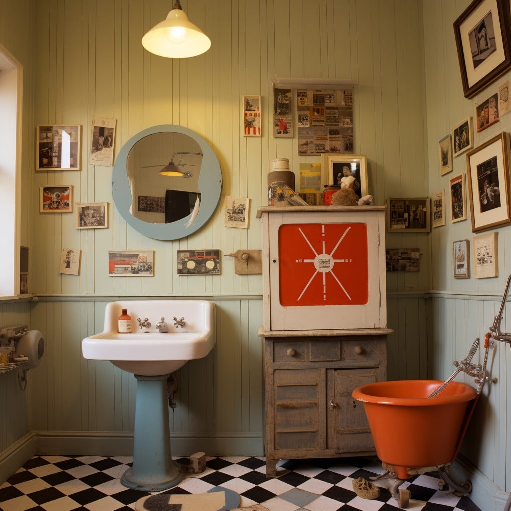Vintage Nostalgia for Boys Bathroom