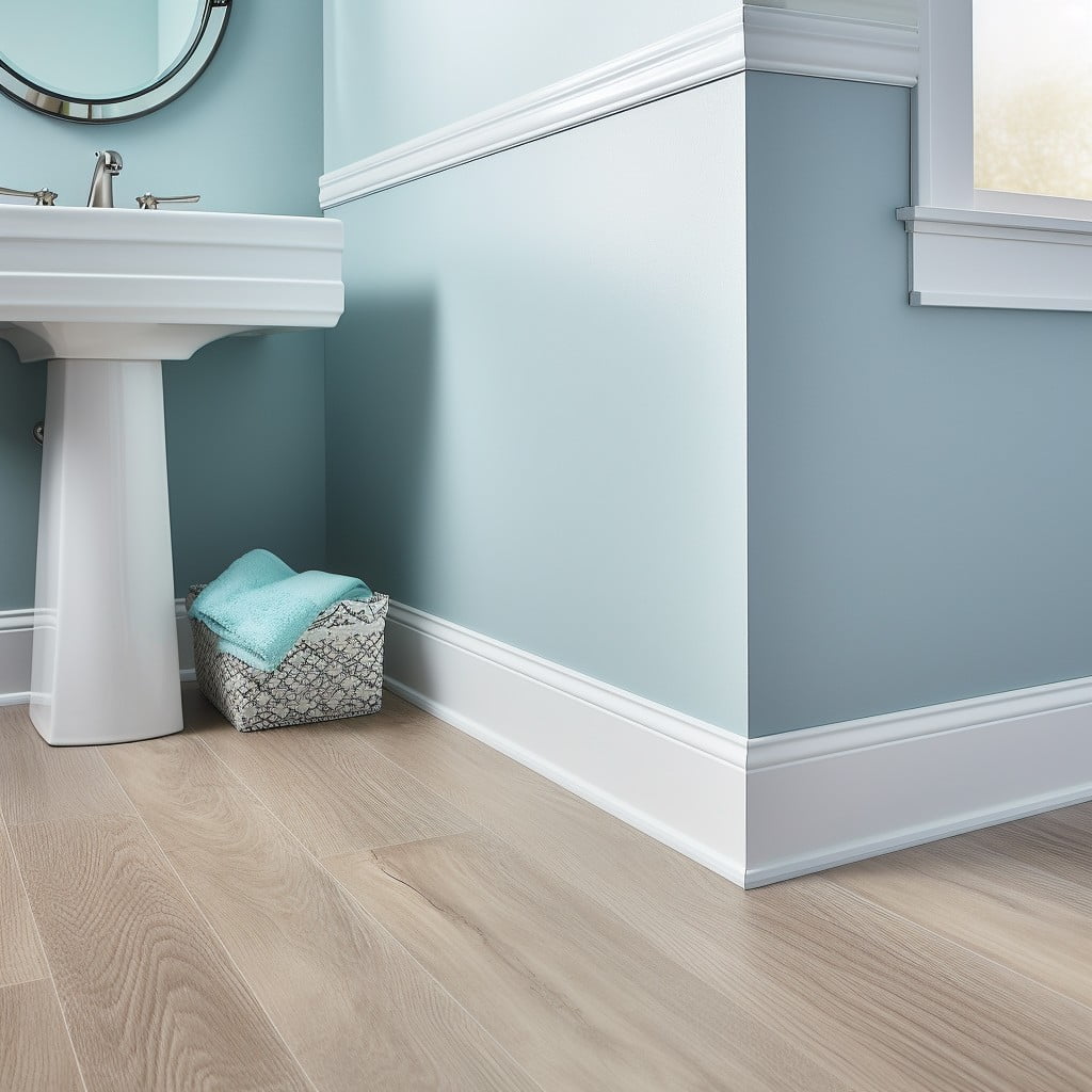 Vinyl Molding Bathroom Baseboard