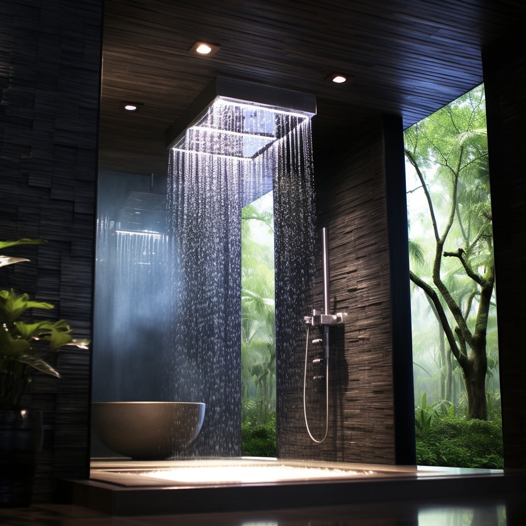 Waterfall Showerhead Zen Bathroom