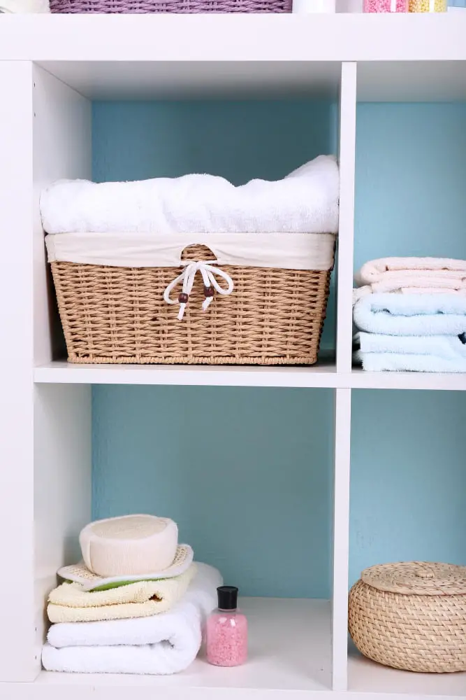 bathroom Cube Shelves