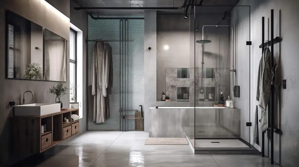 bathroom Industrial chic