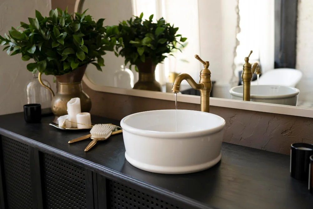 bathroom Wood countertop