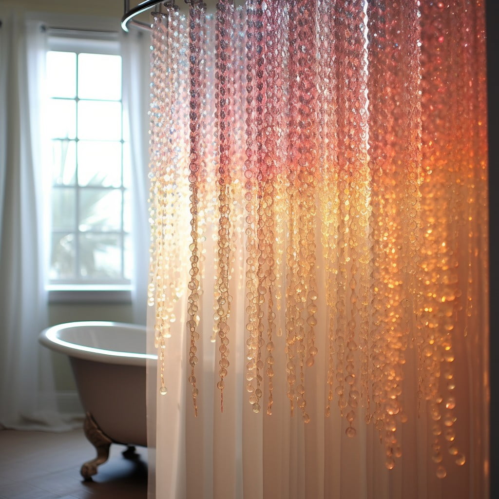 Acrylic Bead Curtain Bathroom Curtain