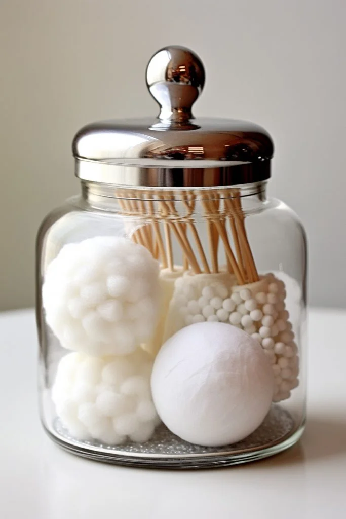 Beauty Sponge Holder Jar Bathroom Jar --ar 2:3