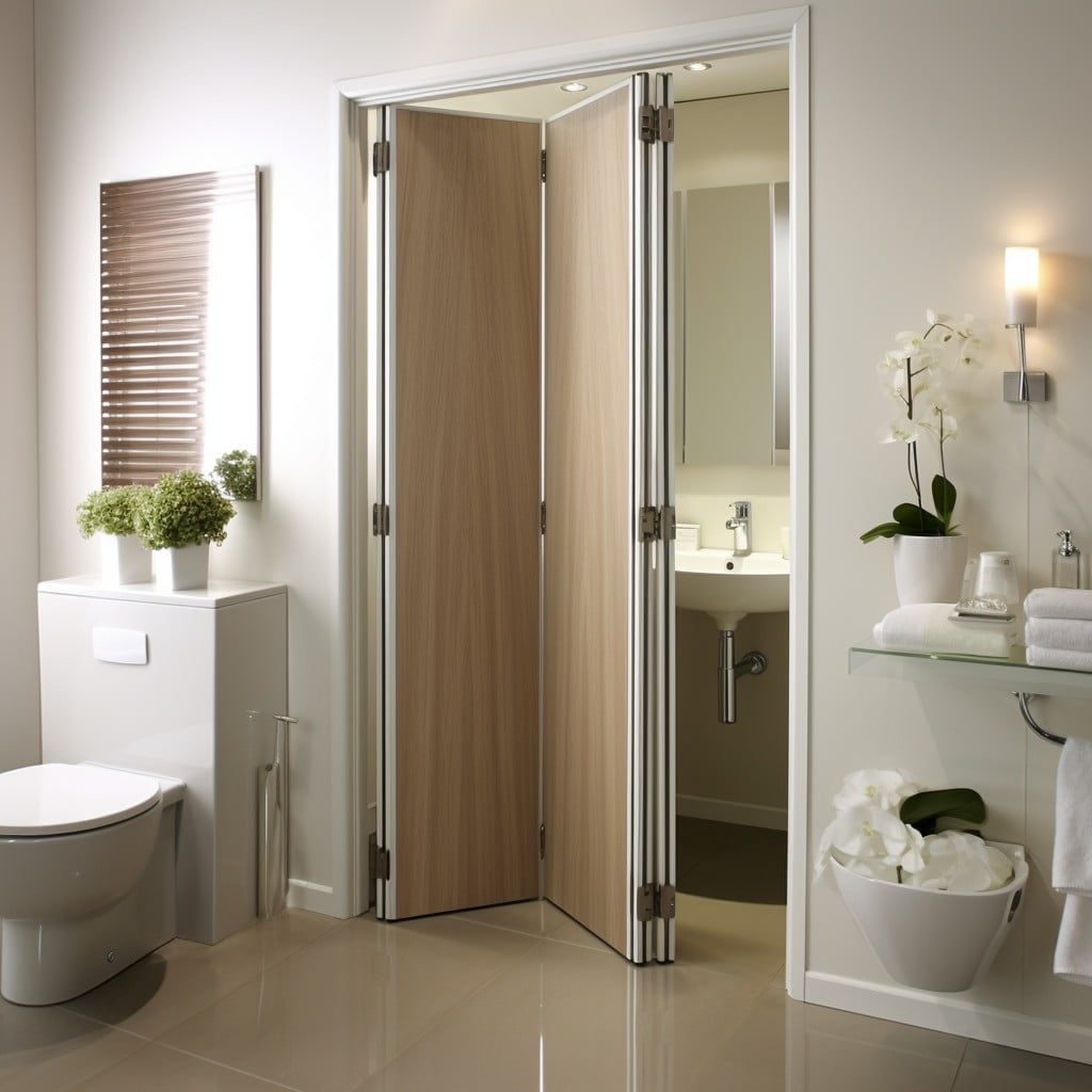 Bi-fold Bathroom Door