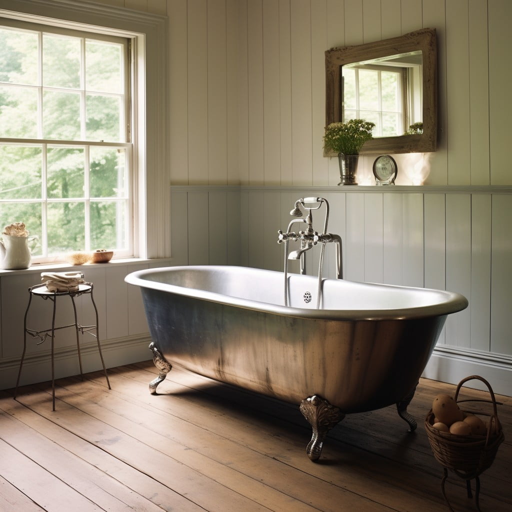 Clawfoot Bathtub Bathroom Layout