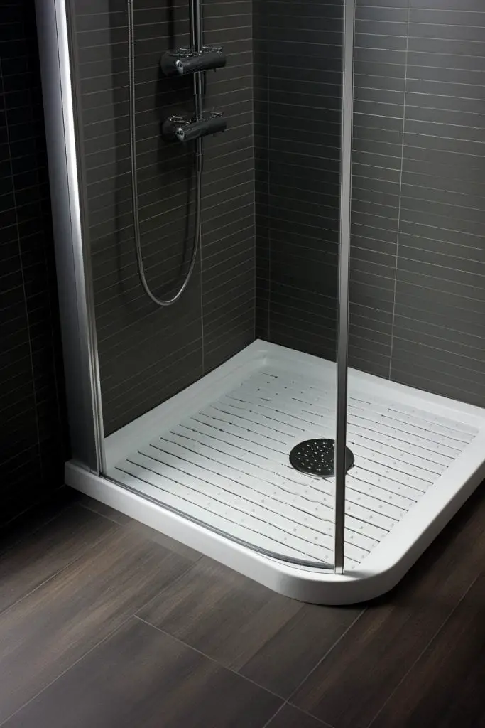 Corner Shower Tray Bathroom Tray --ar 2:3