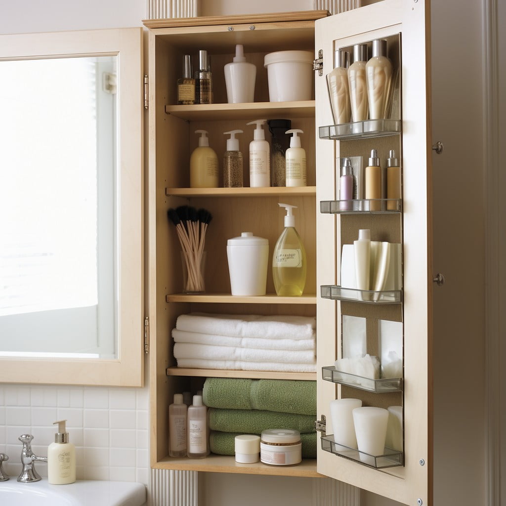 Create a Medicine Cabinet With Lock Bathroom Closet Organization