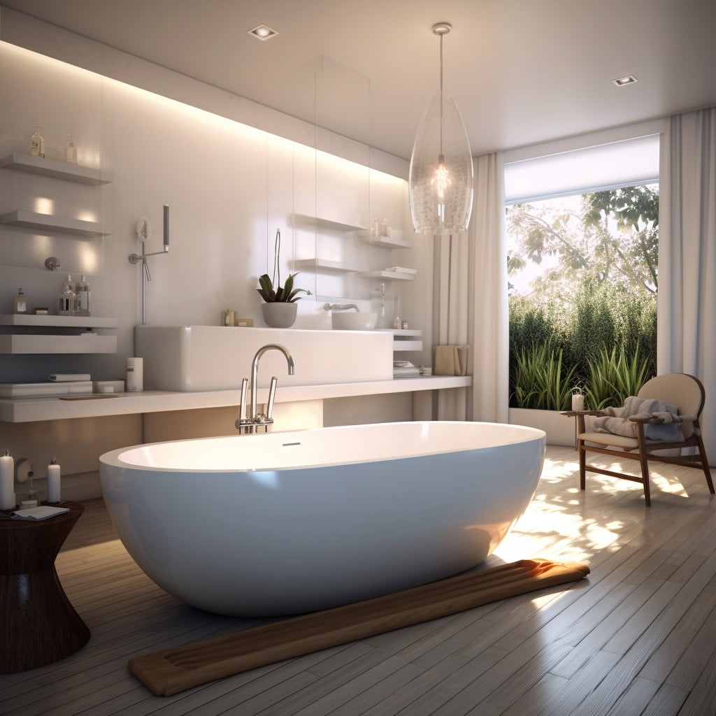 Freestanding Bathtub Bathroom Layout