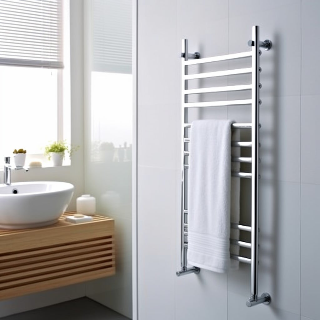 Heated Towel Rack Bathroom Layout