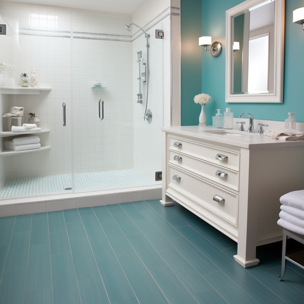 Install Heated Floors Bathroom Makeover