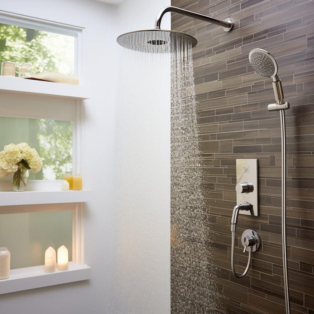 Install a Rain Shower Bathroom Makeover