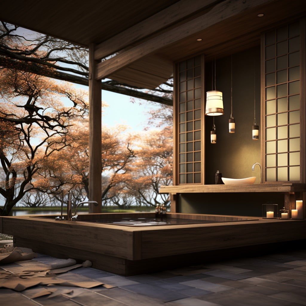 Japanese Zen Bathroom Theme