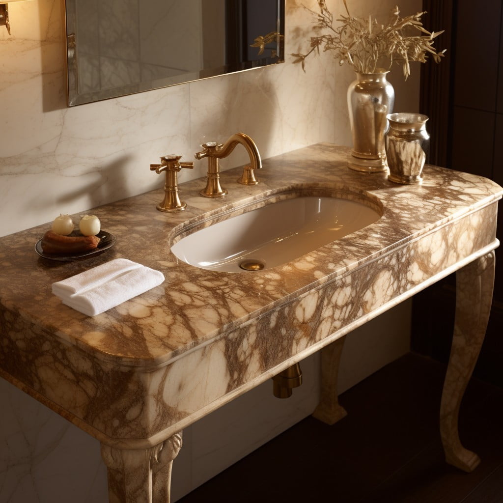 Marble Vanity Bathroom Sink