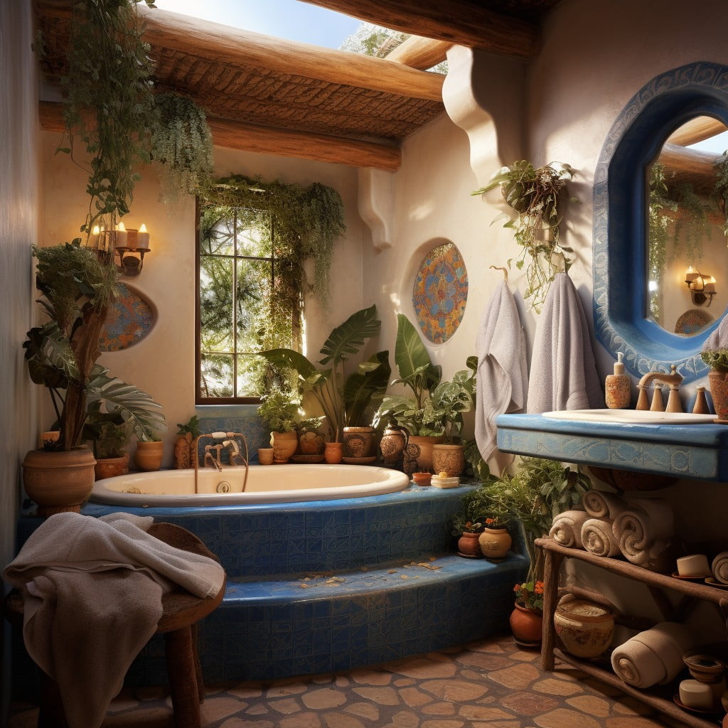 Mediterranean Style Bathroom Theme