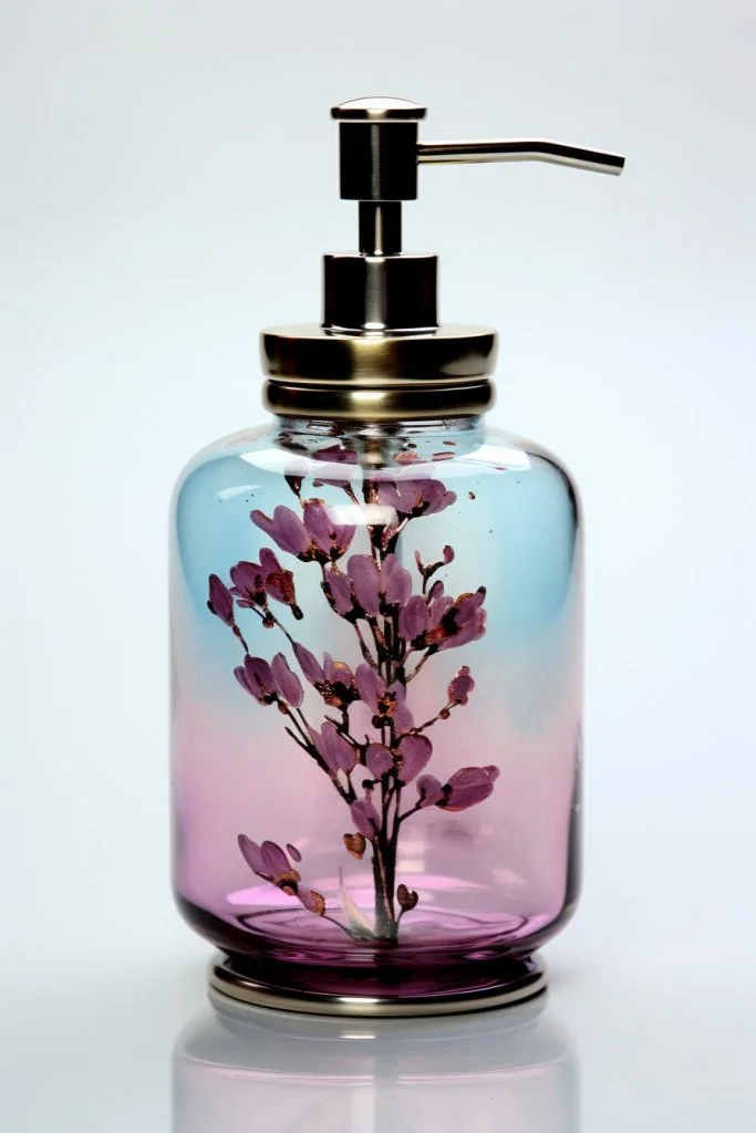 Mini Soap Dispenser Jar Bathroom Jar --ar 2:3