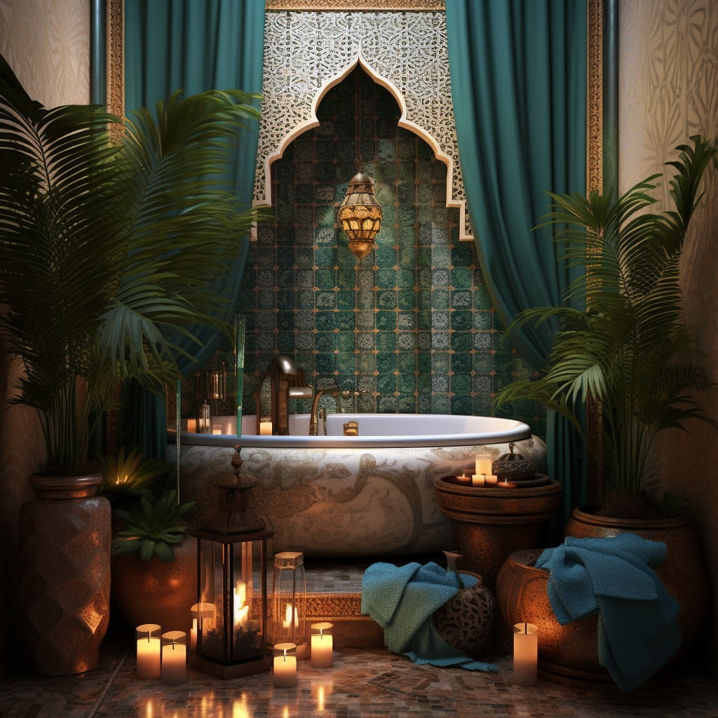 Moroccan Oasis Bathroom Theme