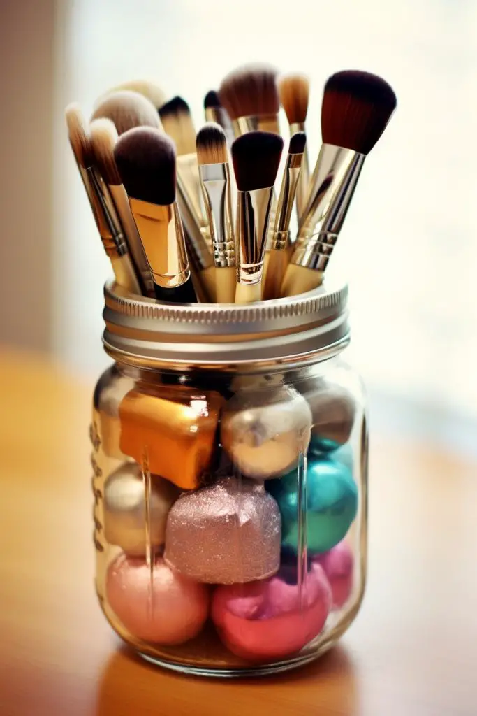 Nail Polish Holder Jar Bathroom Jar --ar 2:3