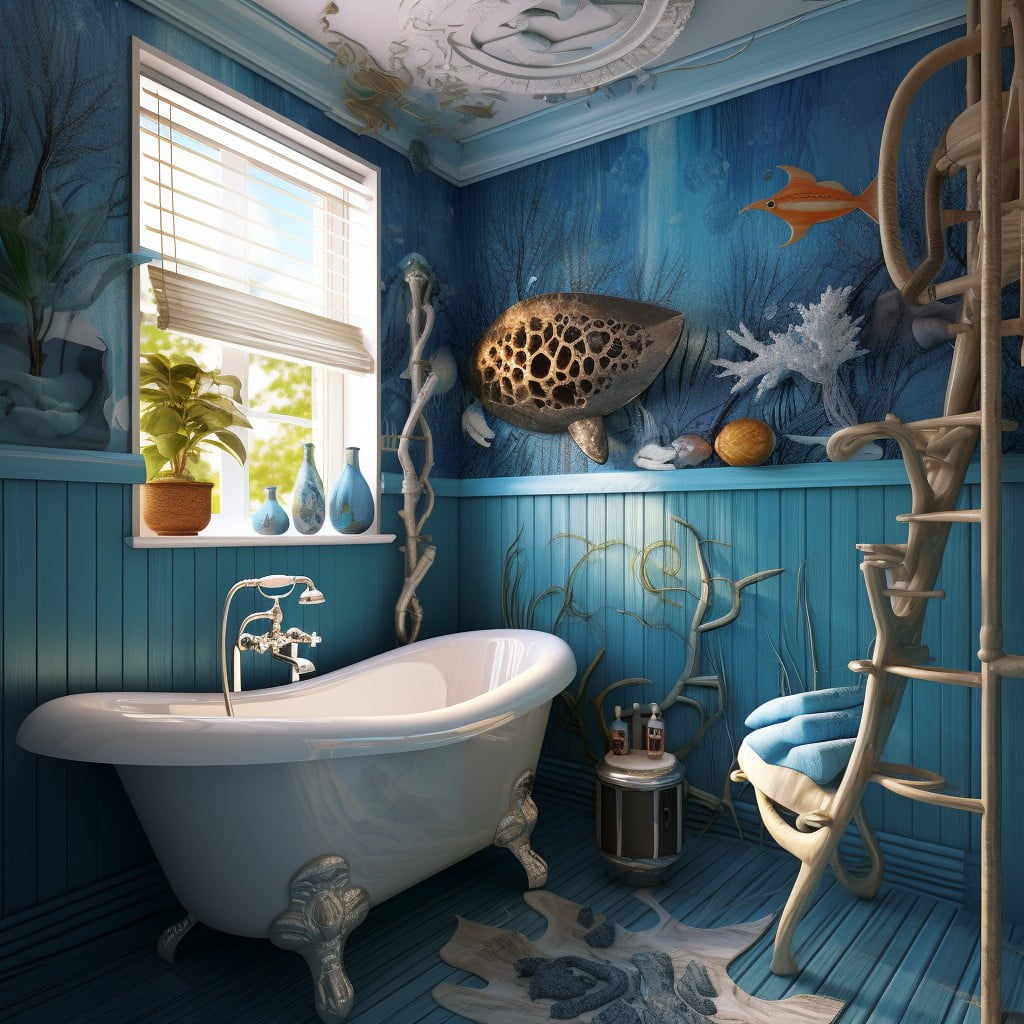 Nautical Sea Life Bathroom Theme