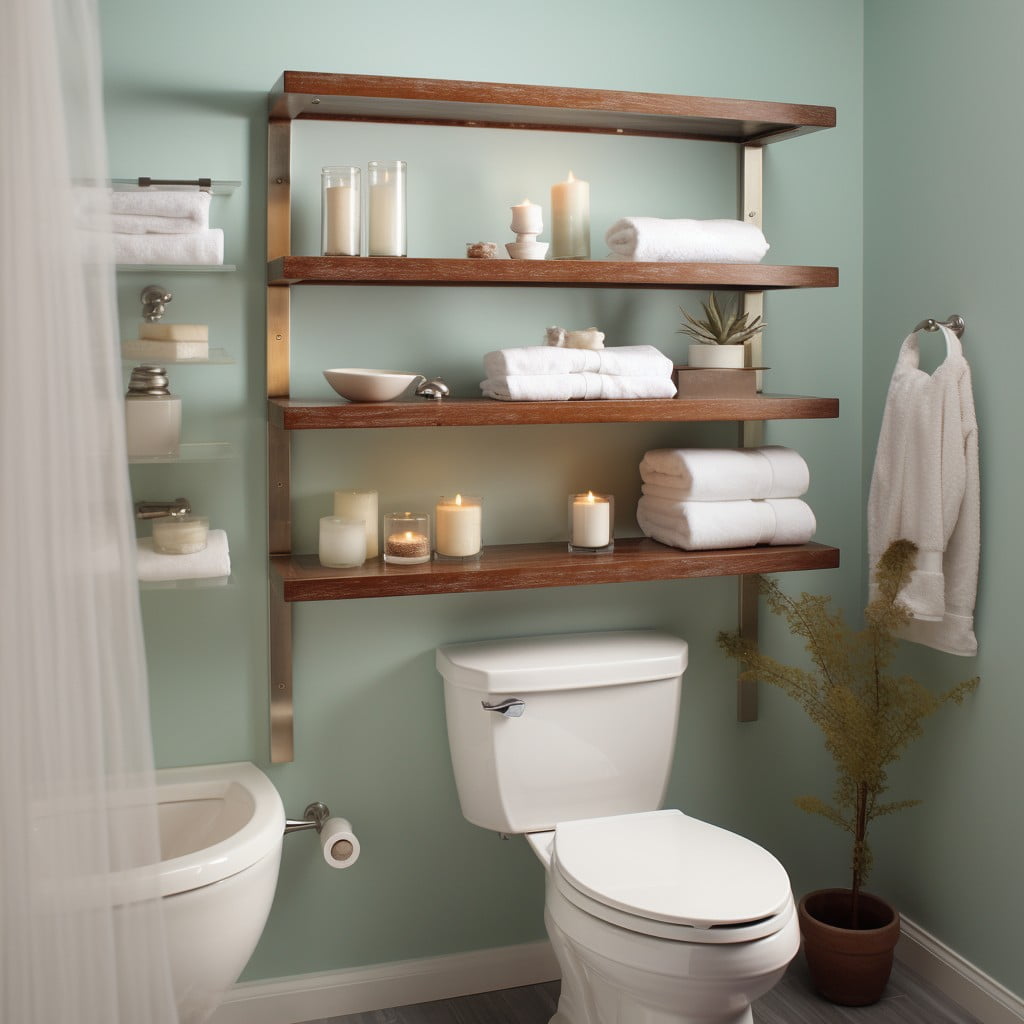 Over-the-toilet Shelves Bathroom Closet 