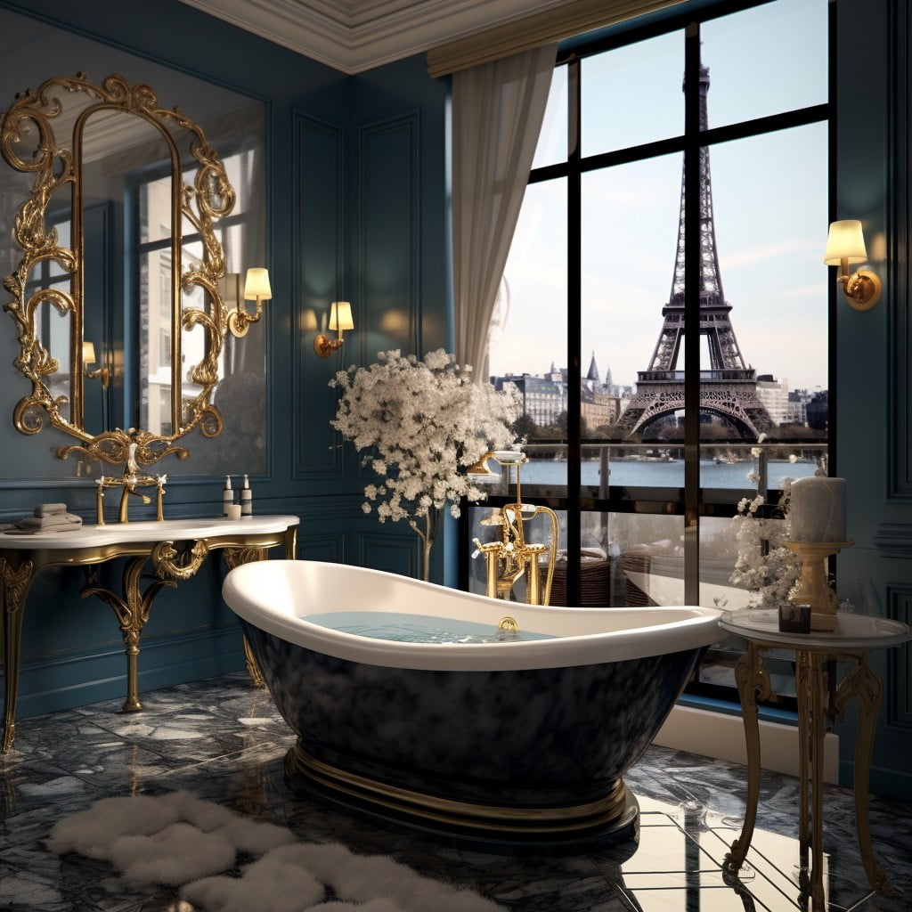 Parisian Elegance Bathroom Theme