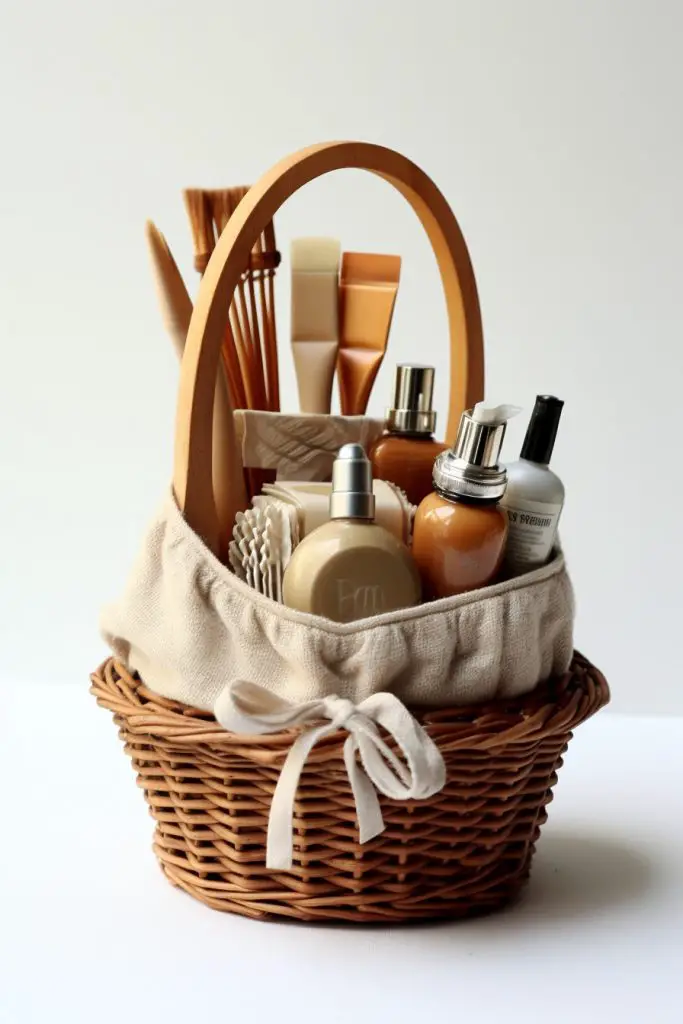 Pedicure Set Basket Bathroom Basket --ar 2:3