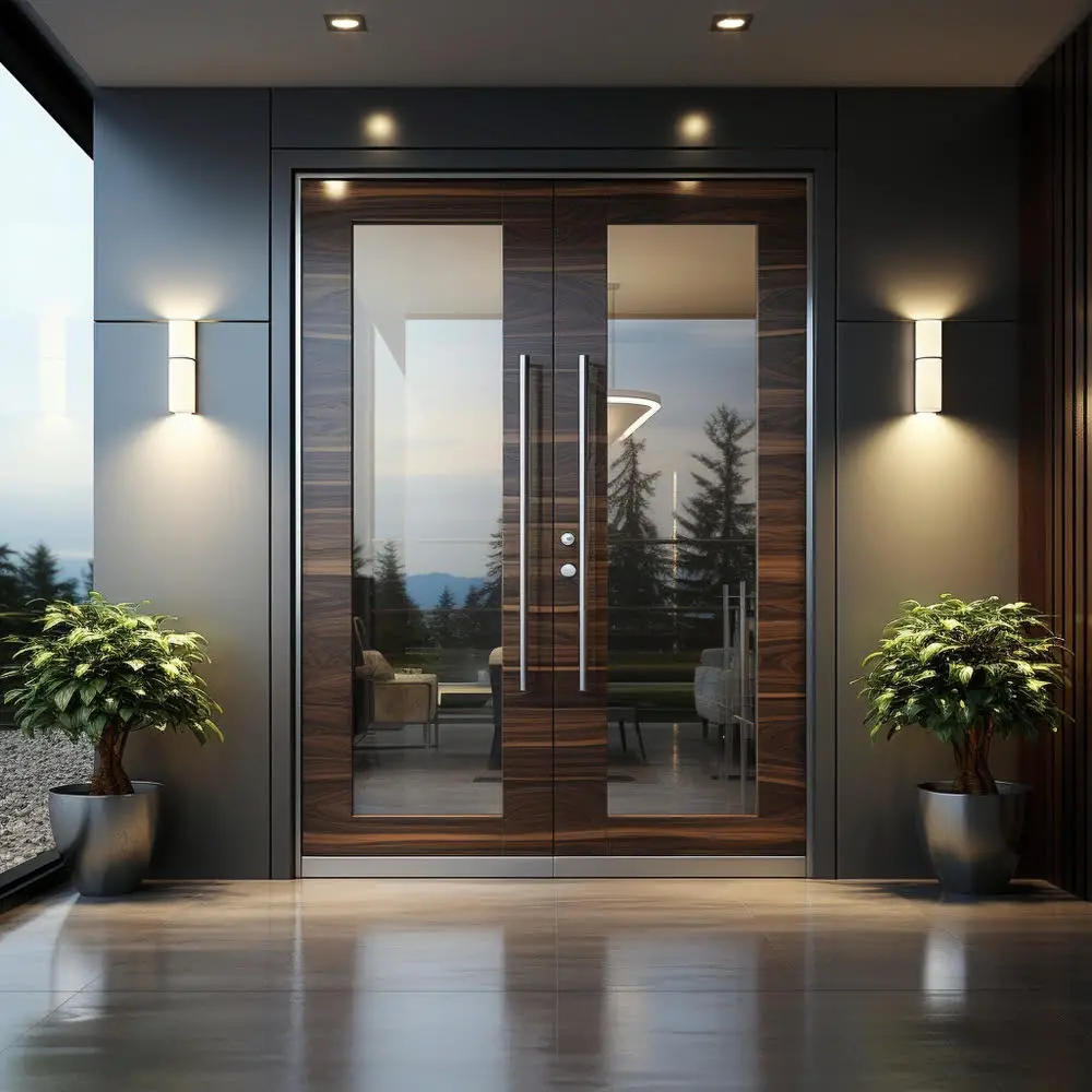 Replace Your Front Door with a Modern Glass Panel Design