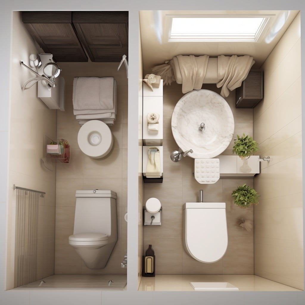 
Separate Toilet Room Bathroom Layout