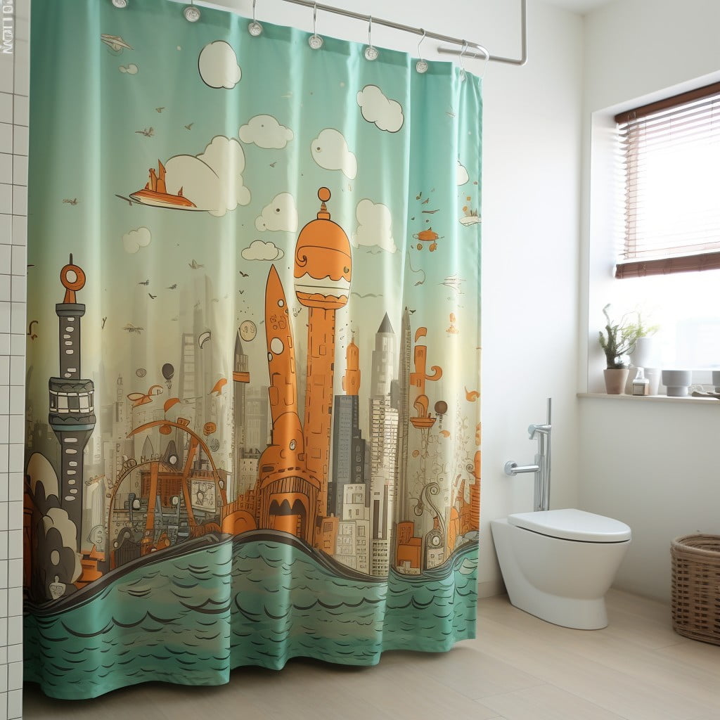 Themed Kids' Curtains Bathroom Curtain