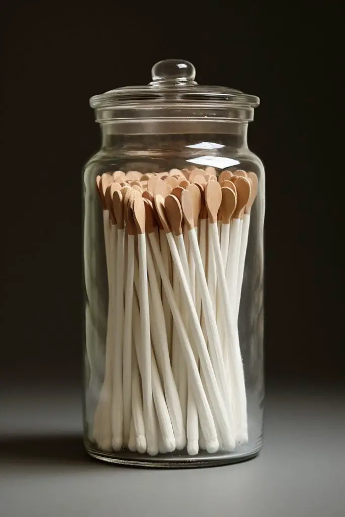 Tooth Pick Storage Jar Bathroom Jar --ar 2:3