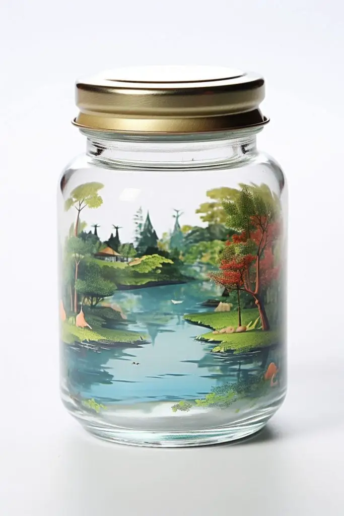 Travel Size Toiletry Jar Bathroom Jar --ar 2:3