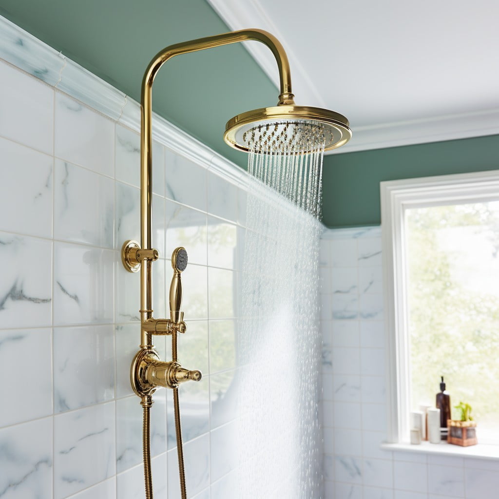 Upgrade Shower Head Bathroom Makeover