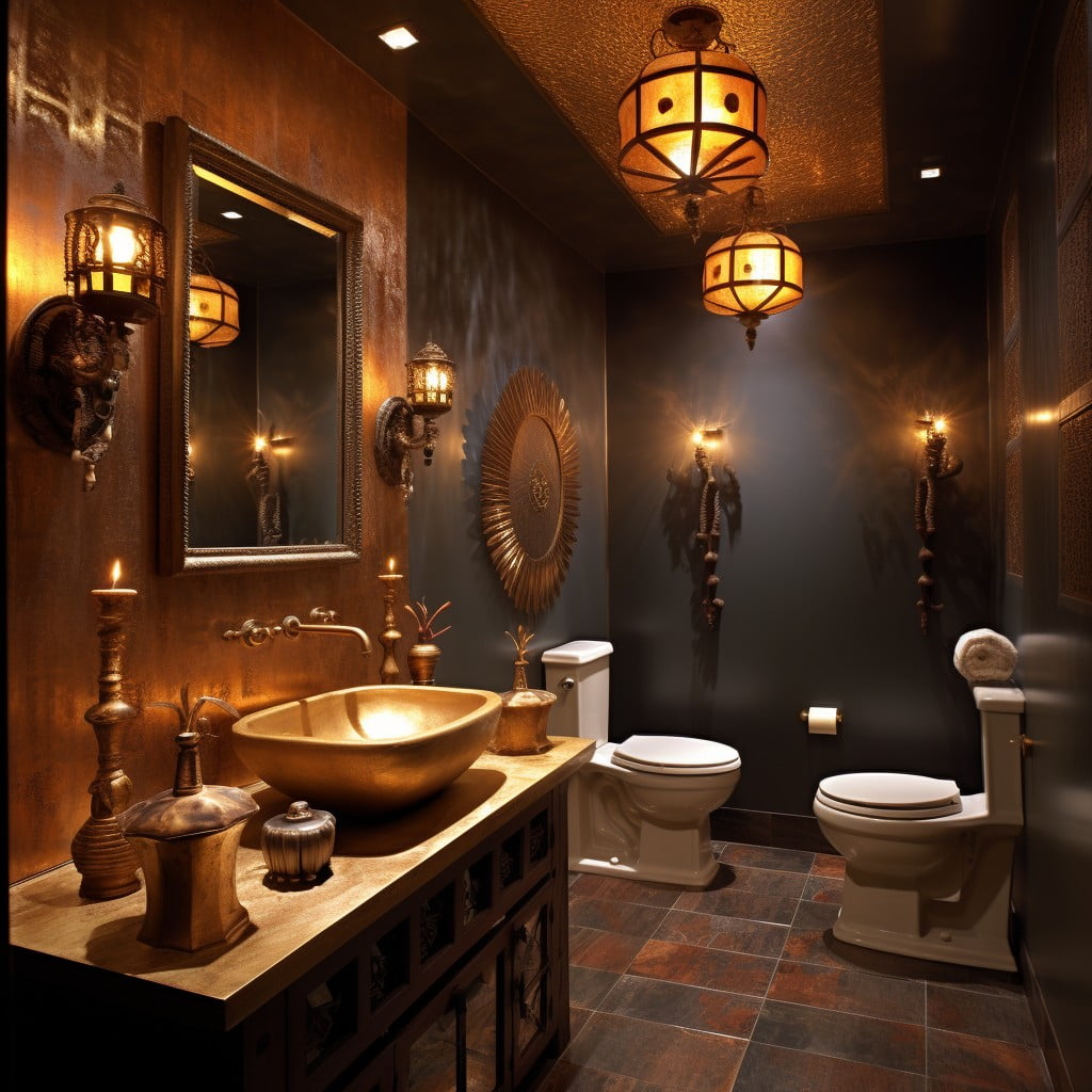 Use Decorative Light Fixtures Bathroom Makeover