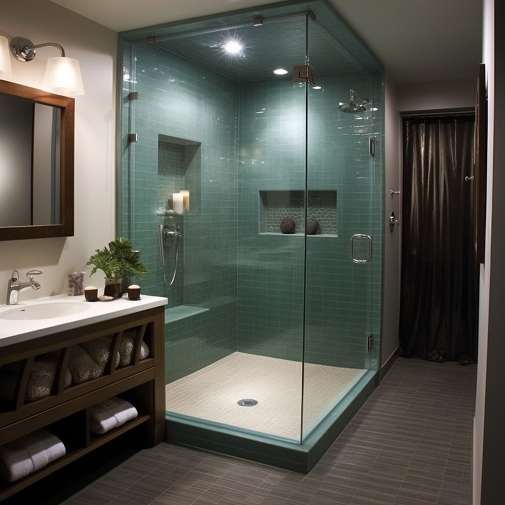 Walk-in Shower Bathroom Layout