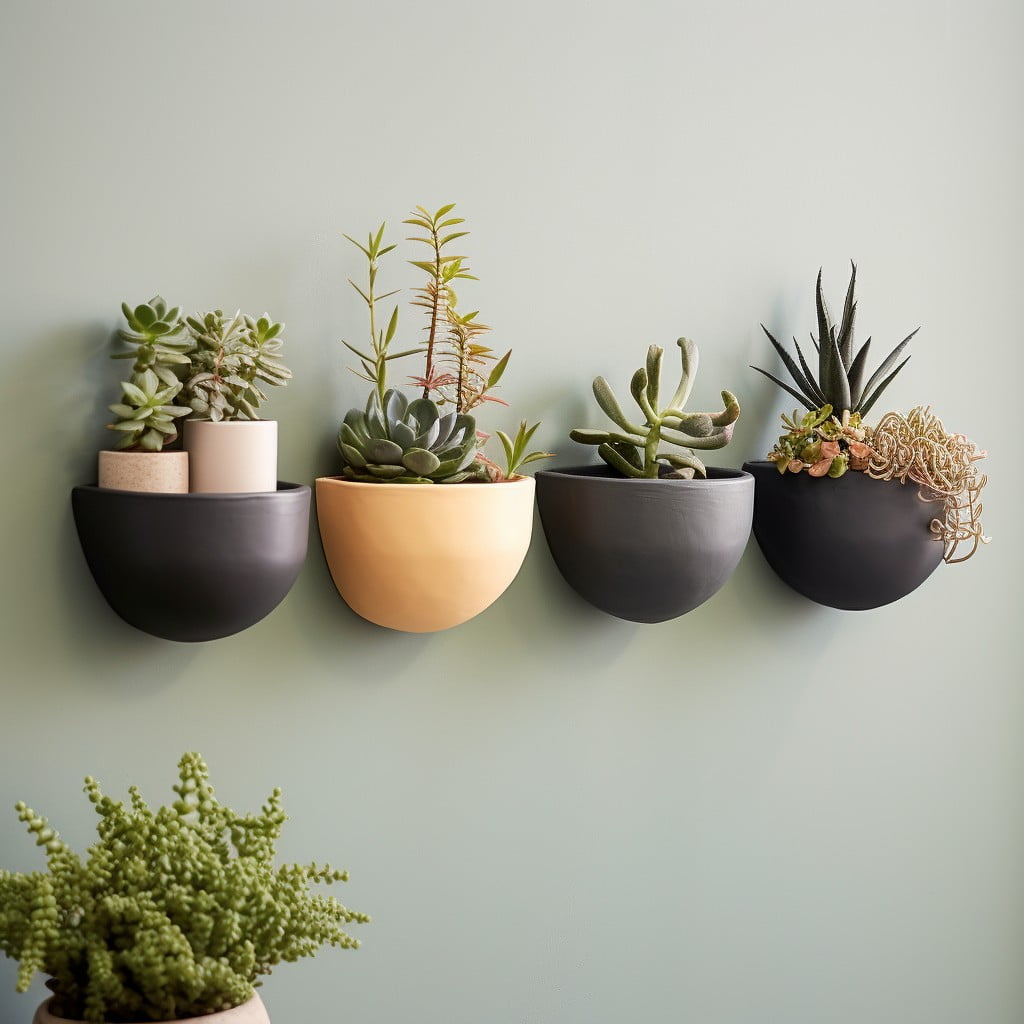 Wall-mounted Ceramic Pots Bathroom Planter
