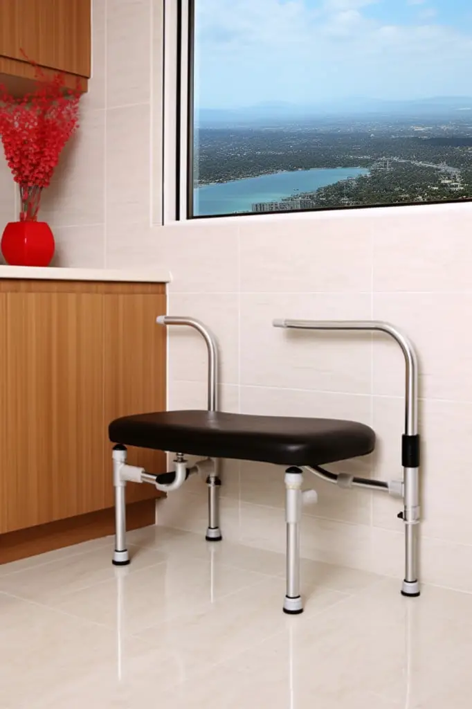 adjustable height bath seat