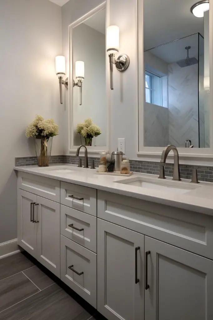 agreeable gray backsplash