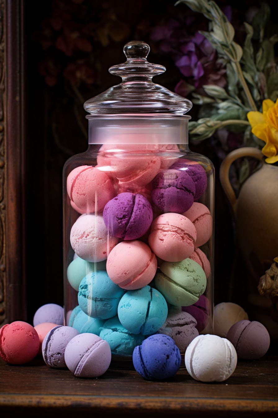 bath bombs display