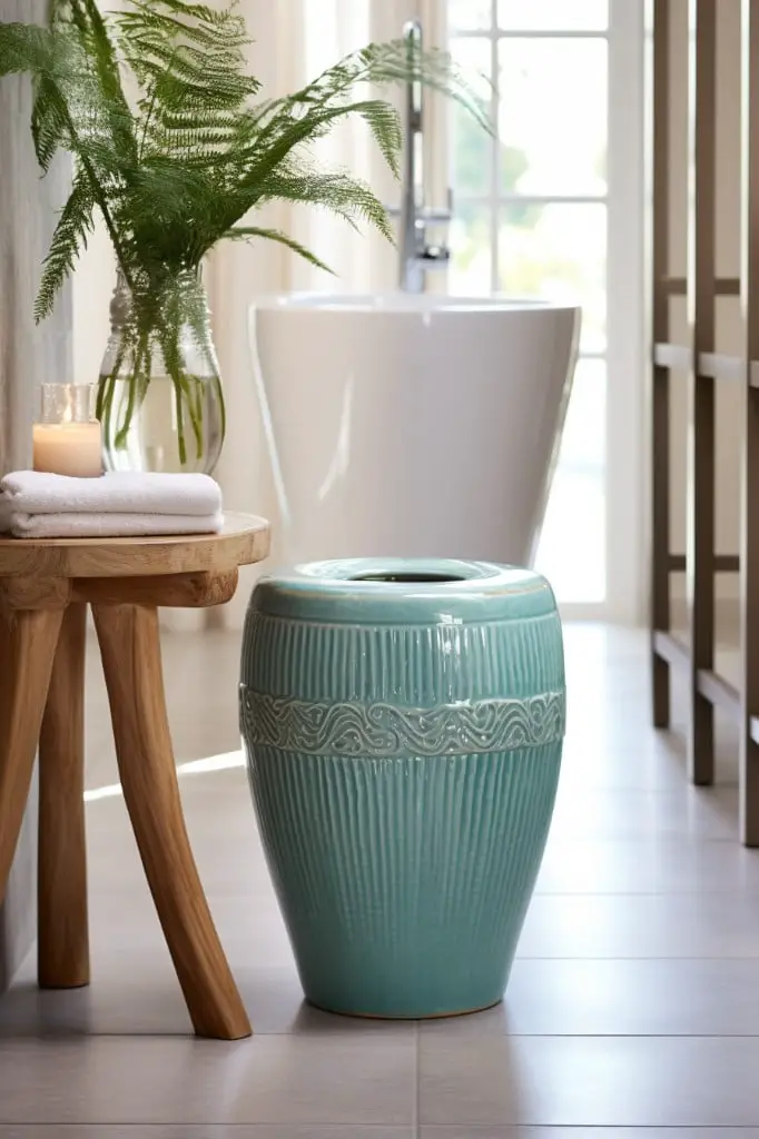 ceramic garden stool