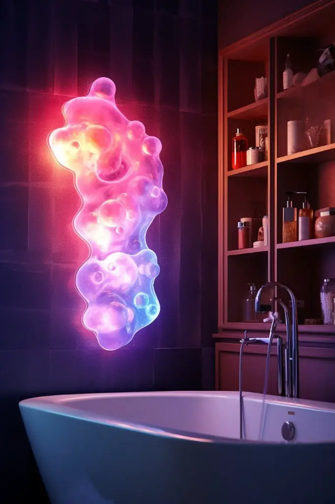 color changing bubble night light
